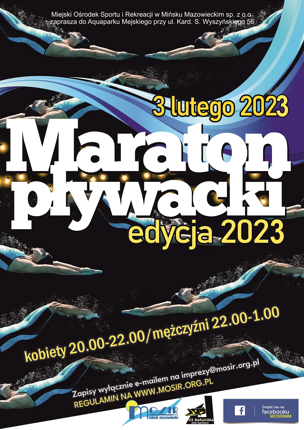 maraton pływacki 3 lutego 2023