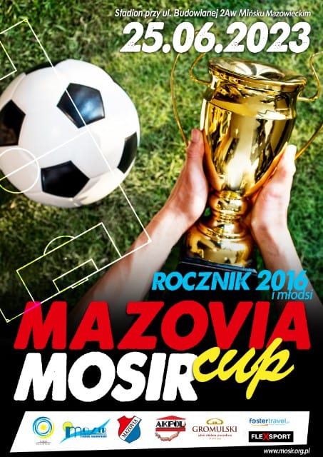 Mazovia MOSiR CUP rocznik 2016 i młodsi 25.06.2023 Stadion przy ul. Budowlanej 2A w Mińsku Mazowieckim