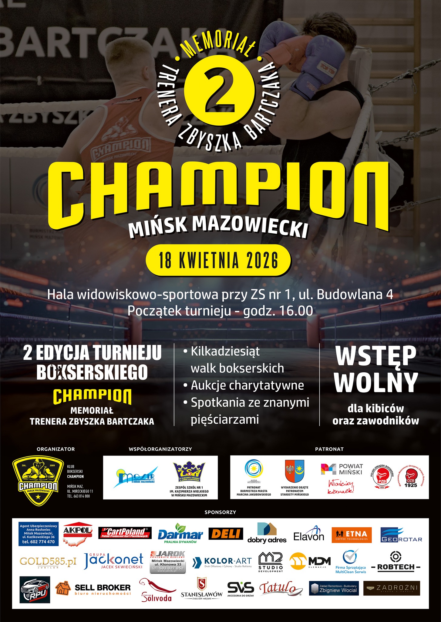 669843170_1451221420132012_4281844883093283818_n 2. Edycja Turnieju Bokserskiego CHAMPION Memoriał Trenera Zbyszka Bartczaka